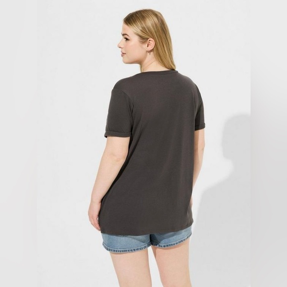 Torrid Fleetwood Mac relaxed fit destructed tunic tee. NWOT - Picture 4 of 6